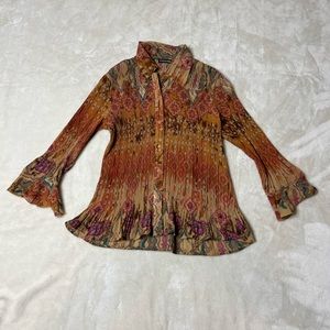 Beautiful Essentials by Milano Button Down Blouse